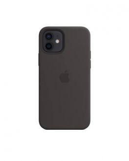 Etui do iPhone 12/12 Pro Apple Silicone Case z MagSafe - czarne - zdjęcie główne