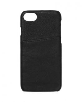 Etui do iPhone 6/6s/7/8/SE 2020 eStuff Leather Case - czarne - zdjęcie główne