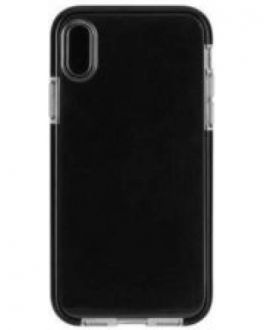 Etui do iPhone X XQISIT Mitico Bumper - czarne - zdjęcie główne