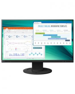 Monitor 24'' EIZO FlexScan EV2460 1920 x 1080 FHD - czarny - zdjęcie główne