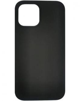 Etui do iPhone 12 mini eSTUFF Silicone - Czarne - zdjęcie główne
