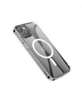 Etui do iPhone 13 mini eSTUFF Magnetic - przeźroczyste - zdjęcie główne
