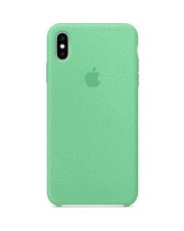 Etui do iPhone Xs Max Apple Silicone - zielone - zdjęcie główne
