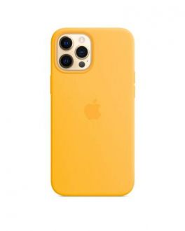 Etui do iPhone 12 Pro Max Apple Silicone Case z MagSafe - słoneczny - zdjęcie główne