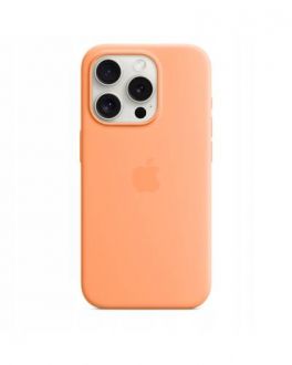 Etui do iPhone 15 Pro Max Apple Silicone MagSafe - Pomarańczowy Sorbet - zdjęcie główne