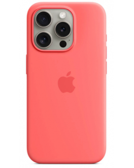 Etui do iPhone 15 Pro Apple Silicone MagSafe - Guava - zdjęcie główne
