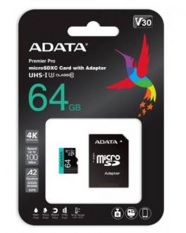 Karta microSDXC Adata Premier Pro 64GB - zdjęcie główne