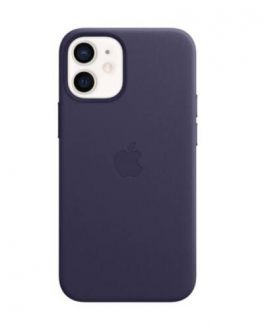 Etui do iPhone 12 mini Leather Case z MagSafe - deep violet - zdjęcie główne