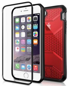 Etui do iPhone 7/8/SE 2020 iTskins Evolution - czerwone - zdjęcie główne