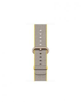 Pasek pleciony nylon do Apple Watch 1/2/3/4/5 38mm Apple - zółty - zdjęcie główne