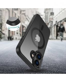Etui do iPhone 16 Tech-Protect MagMat MagSafe black clear - przezroczyste - zdjęcie główne