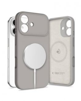 Etui do iPhone 17 Tech-Protect Silicone MagSafe stone grey - zdjęcie główne