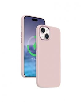 Etui do iPhone 15 Crong Color Cover LUX Magnetic różowe - zdjęcie główne