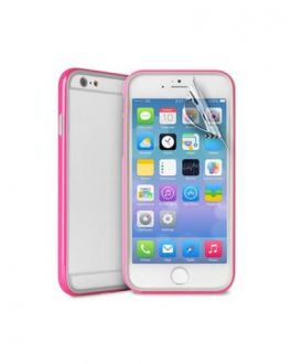 Etui do iPhone 6/6s PURO Bumper Cover - różowe - zdjęcie główne