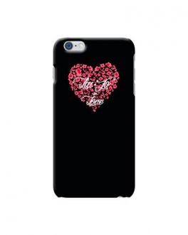 Etui do iPhone 6 Plus/6s Plus Liu Jo Black Heart Hard Case - czarne - zdjęcie główne
