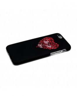 Etui do iPhone 5/5S/SE Liu Jo Black Heart Hard Case - czarne - zdjęcie główne