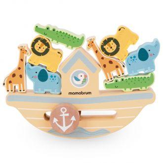 Balansująca łódka - drewniana gra zręcznościowa - zdjęcie główne