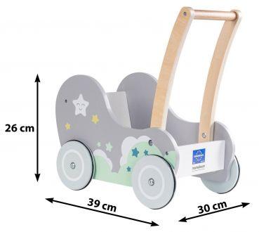 Dobranocka - drewniany wózek chodzik pchacz - zdjęcie główne