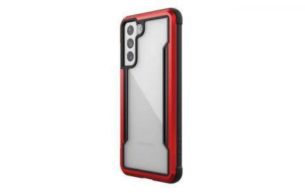 X-Doria Raptic Shield - Etui aluminiowe Samsung Galaxy S21 (Antimicrobial protection) (Red) - zdjęcie główne