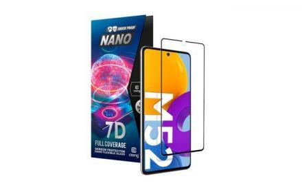 Crong 7D Nano Flexible Glass - Szkło hybrydowe 9H na cały ekran Samsung Galaxy M52 5G - zdjęcie główne