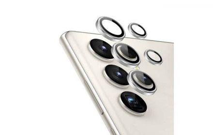 Crong Lens Ring - Szkło hartowane na obiektyw aparatu Samsung Galaxy S24 Ultra (przezroczysty) - zdjęcie główne