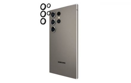 Case-Mate Aluminum Ring Lens Protector - Szkło ochronne na obiektyw aparatu Samsung Galaxy S24 Ultra (Black) - zdjęcie główne