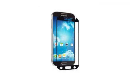 Moshi iVisor XT - Przezroczysta folia ochronna Full Face Samsung Galaxy S4 (czarny) - zdjęcie główne