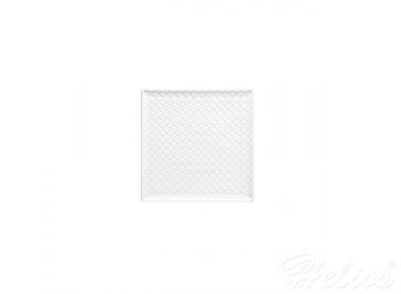 Talerz płytki / kwadratowy 11 cm - MARRAKESZ (biały) - zdjęcie główne