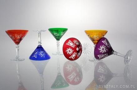 Kieliszki kryształowe do martini 115 ml - KOLOR MIX - zdjęcie główne