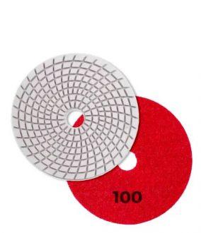 Dysk polerski 100 mm gr.100 na rzep - zdjęcie główne