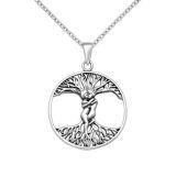 Srebrny wisiorek drzewo życia