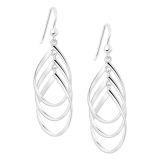 Modne srebrne kolczyki