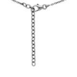 Naszyjnik z rodowanego Srebra Peridot Cytryn