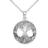 Srebrny wisiorek drzewo życia