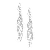 Długie Srebrne kolczyki