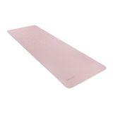 Mata do jogi i ćwiczeń HyperMotion Lotos TPE 6 mm z paskiem - 183 x 61 cm - różowa
