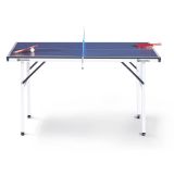 Przenośny, składany stół do ping ponga dla dzieci, Mini tenis stołowy Hyper Motion 137 x 76 x 69 cm