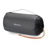 Ultralekki materac dmuchany dwuosobowy do spania na kemping i trekking HyperMotion Campmat – 190x120 cm – szary
