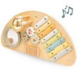 Drewniane centrum muzyczne dla dzieci - stolik edukacyjny