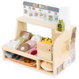 Drewniany bar kanapkowy - restauracja