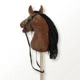 Hobby Horse – koń na kiju dla dzieci 68 cm, brązowy