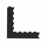 Narożnik profesjonalnej podłogi pod wolne ciężary Premium puzzle czarny - Marbo Sport