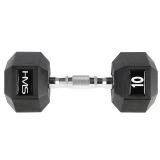 Hantla stalowa gumowana Hex Pro 10 kg - HMS