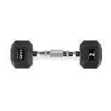 Hantla stalowa gumowana Hex Pro 2 kg - HMS