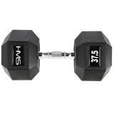 Hantla stalowa gumowana Hex Pro 37,5 kg - HMS