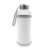 Szklana butelka 420 ml Bob - biały