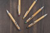 Touch pen bambusowy TUSO - pomarańczowy