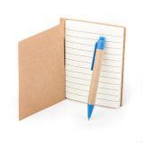 Notes Eco1 z długopisem - Niebieski