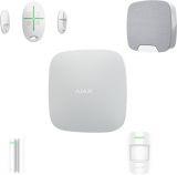AJAX Zestaw Startowy: Hub + MotionProtect + DoorProtect + Home Siren + SpaceControl - white