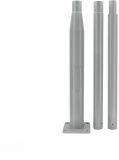 Słup oświetleniowy BEMKO składany 3 m 160×160 mm fi 60 mm szary